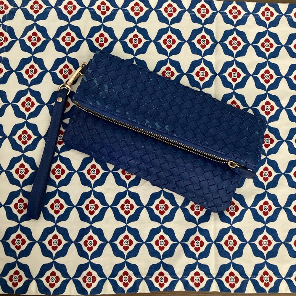 Urban Expressions Wristlet Royal Blue Preowned